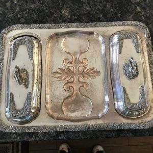 Meat and Vegetable serving dish